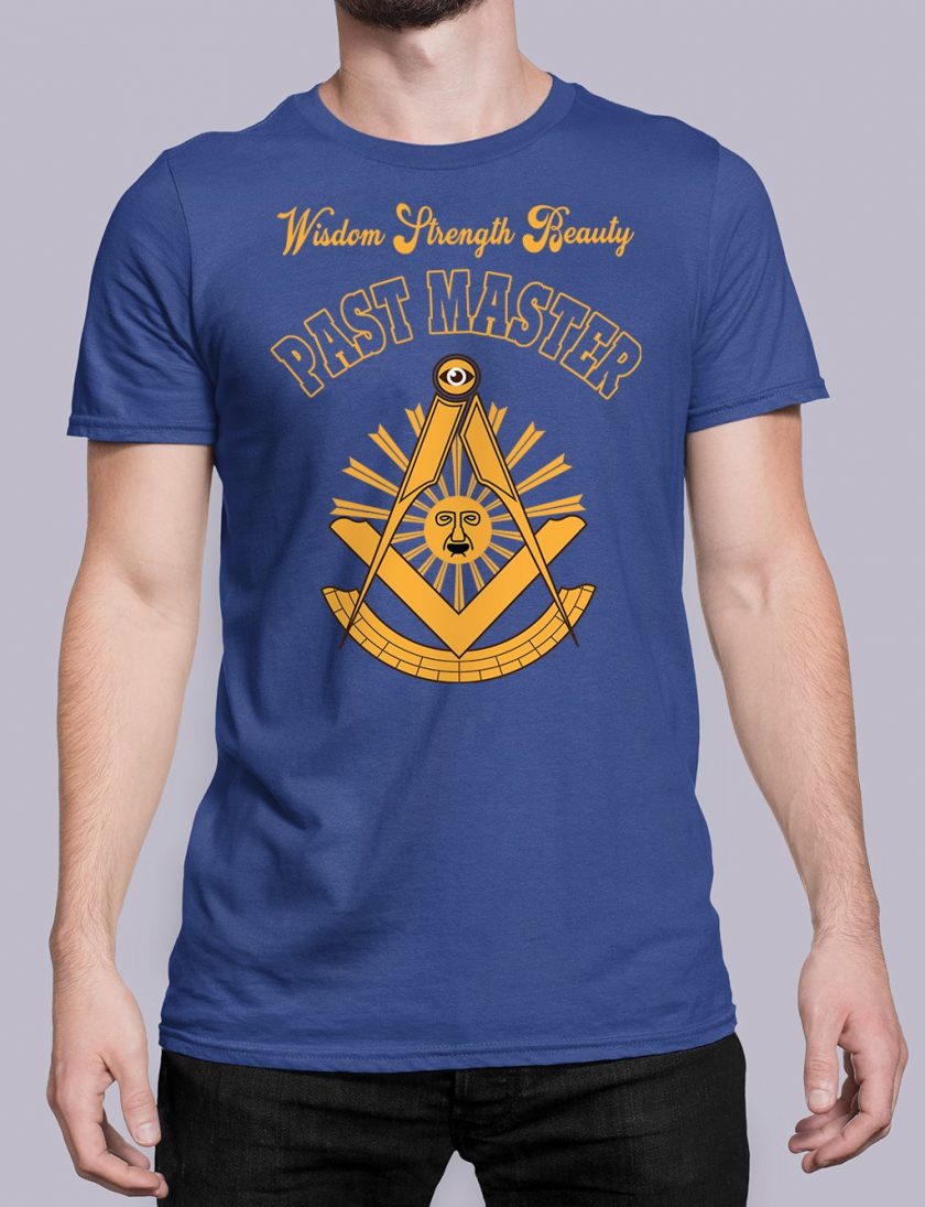 Wisdom Strength Beauty Past Master Masonic T-Shirt | MASONIC VIBE
